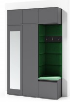 PKMebel - Set za predsoblje Emi 18 - bijeli