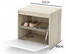 PKMebel - Set za predsoblje Emi 18 - bijeli