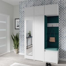 PKMebel - Set za predsoblje Emi 18 - bijeli