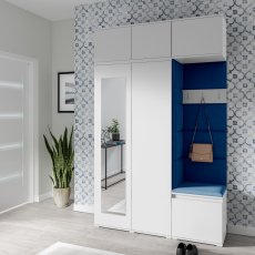 PKMebel - Set za predsoblje Emi 18 - bijeli