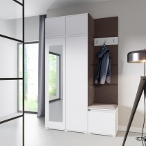 PKMebel - Set za predsoblje Emi 20 - bijeli