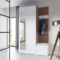 PKMebel - Set za predsoblje Emi 20 - bijeli