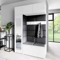 PKMebel - Set za predsoblje Emi 21 - bijeli