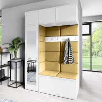 PKMebel - Set za predsoblje Emi 21 - bijeli