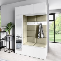 PKMebel - Set za predsoblje Emi 21 - bijeli