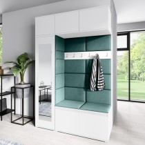 PKMebel - Set za predsoblje Emi 21 - bijeli