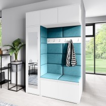 PKMebel - Set za predsoblje Emi 21 - bijeli