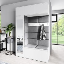 PKMebel - Set za predsoblje Emi 21 - bijeli