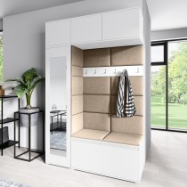 PKMebel - Set za predsoblje Emi 21 - bijeli