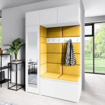 PKMebel - Set za predsoblje Emi 21 - bijeli
