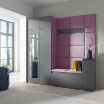 Set za predsoblje Emi 26 - sivi (graphite)