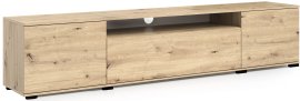 TV element Logan 200 cm plastične noge - artisan hrast