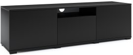 TV element Logan 150 cm plastične noge - crn