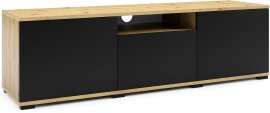TV element Logan 150 cm plastične noge - artisan hrast/crn
