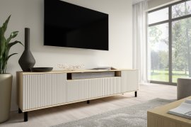 TV komoda Agnes na metalnim nogicama - hrast Vincenca/kašmir