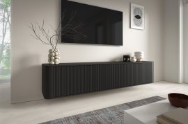 Viseća TV komoda Trenza - crna