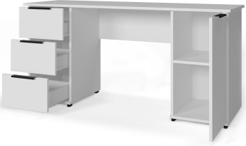 PKMebel - Radni stol Tivo - 160 cm - bijela