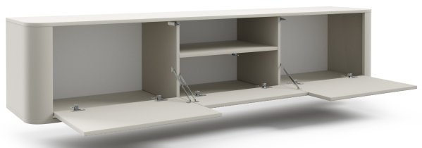 PKMebel - TV komoda Norvik - metalne nogice - kašmir