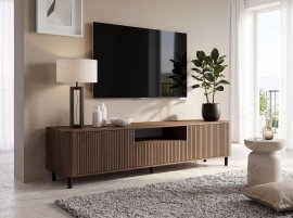 TV komoda Norvik - metalne nogice - elegantni orah
