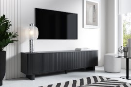 TV komoda Trenza 220 cm - crna