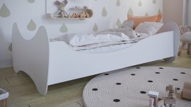 Dječji krevet Lilly bijeli, bez madraca - 70x140 cm