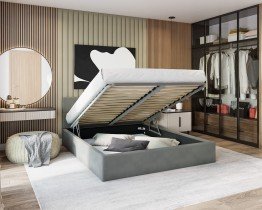 Kreveti FDM - Krevet sa spremnikom Rino 90x200 cm