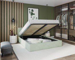 Kreveti FDM - Krevet sa spremnikom Rino 90x200 cm
