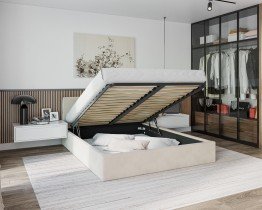 Kreveti FDM - Krevet sa spremnikom Rino 140x200 cm