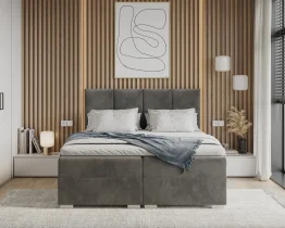 Kreveti FDM - Krevet sa spremnikom Spring box Portland - 140x200 cm