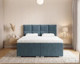 Kreveti FDM - Krevet sa spremnikom Spring box Portland - 140x200 cm