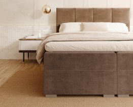 Kreveti FDM - Krevet sa spremnikom Spring box Portland - 140x200 cm