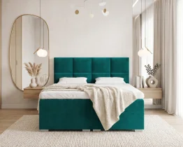 Kreveti FDM - Krevet sa spremnikom Spring box Portland - 140x200 cm