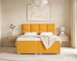 Kreveti FDM - Krevet sa spremnikom Spring box Portland - 140x200 cm