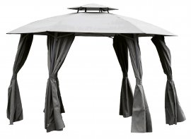 Vrtni paviljon - okrugli Gavi 2 graphite