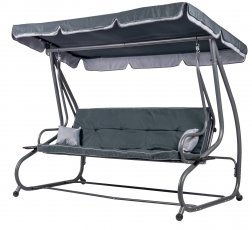 Vrtna ljuljačka na razvlačenje Megi siva