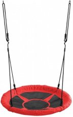 Okrugla ljuljačka gnjezdo Nest - 95 cm - crvena