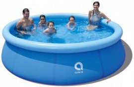 Ekspanzijski bazen s rubom 4,2x0,84m i pumpom