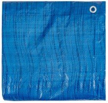 Mirpol - Univerzalna cerada 70G 3x4 m s metalnim ušicama - plava