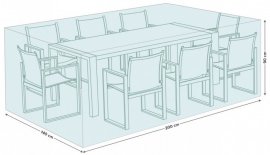 Zaštitna navlaka za vrtnu garnituru 200x140x90 cm