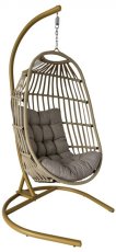 Viseća vrtna fotelja Kari - bež