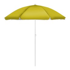 Suncobran za plažu 200 cm s nagibom, limetne boje