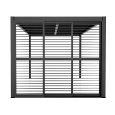 Klizna žaluzijska vrata R LUXE 370x238 antracit