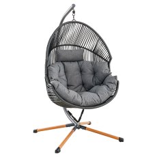 Viseća fotelja Holand crna