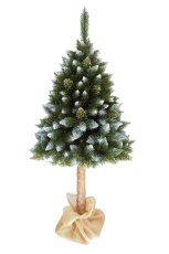 Umjetno božićno drvce na deblu – dijamantna borovka, 180 cm
