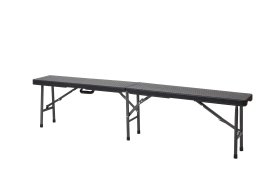 Catering klupa 183x28 VIVID 2 crna