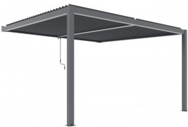 Pergola Luxe s LED rasvjetom 4x3 m - antracit