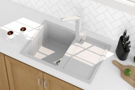 Sudoper Selena sa sifonom - bijela