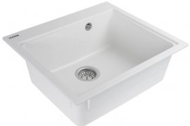 Sudoper Vesta sa sifonom - bijela