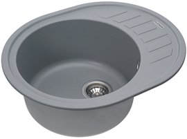 Sudoper Soul 62 sivi sa sifonom