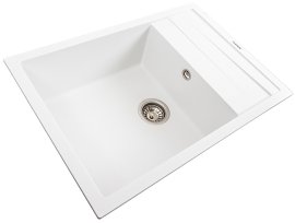 Sudoper Cascada 70 bijeli sa sifonom